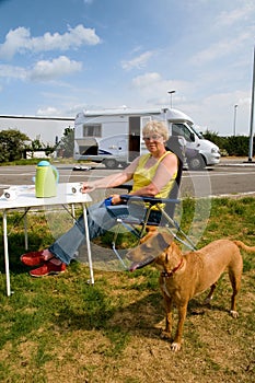 Traveling by mobile home