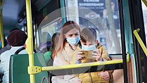 Traveling in public transport during pandemic