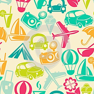 Traveling seamless pattern