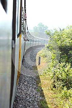 Traveling with train