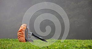 Travelling Bag and Umbrella for Hiking