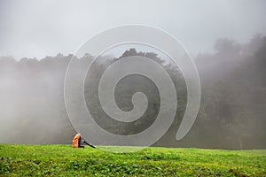 Travelling Bag and Umbrella for Hiking