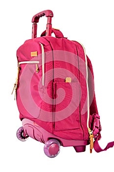 Travelling Bagpack isolated