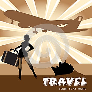Travelling girl