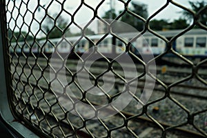 Travelling by train in India