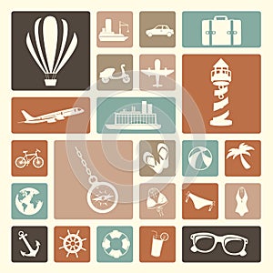 Travels icons