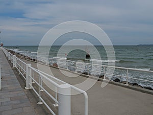 Travemuende at the baltic sea