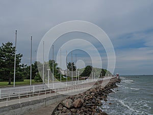 Travemuende at the baltic sea