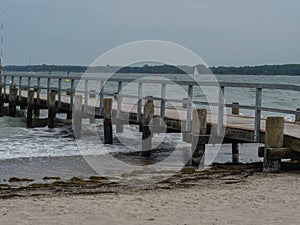 Travemuende at the baltic sea