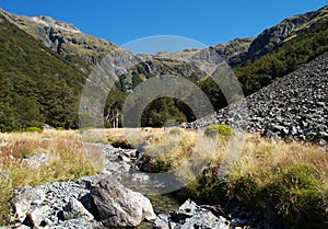 Travers river valley