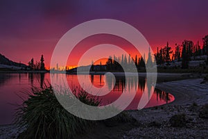 Traverse Lake Sunset