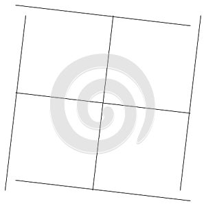 Traverse, traversal lines abstract geometric vector element