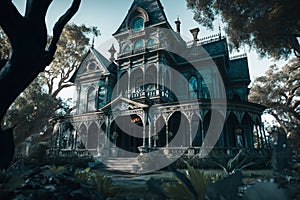Haunted Mansion: A Cinematic Experience with Unreal Engine 5\'s Insane Details and Hyper-Realistic Features photo