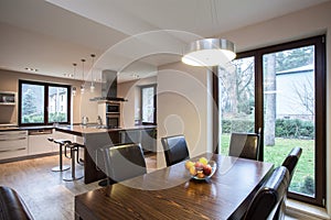 Travertine house - interior