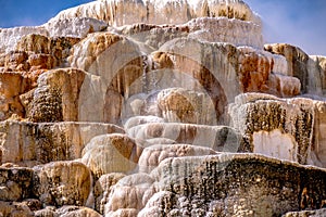 Travertine Terraces, Mammoth Hot Springs, Yellowstone