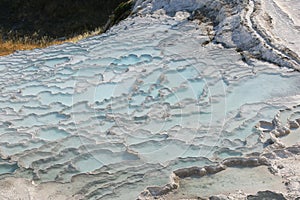 The travertines at Pamukkale.