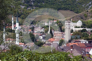 Travnik panoramic view