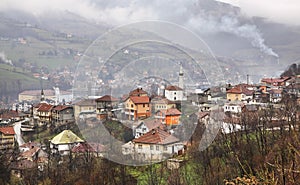 Travnik. Panoramic view. Bosnia and Herzegovina