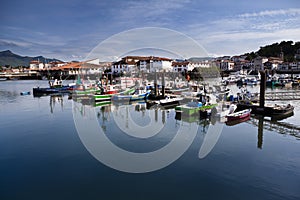 Trawlers in Saint Jean de Luz, France photo