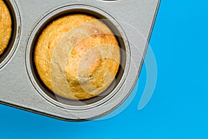 Tray of Corn Muffins