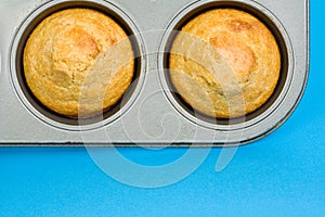 Tray of Corn Muffins