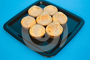 Tray of Corn Muffins
