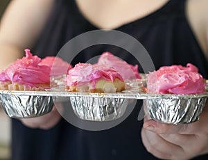 Tray of Cupcakes