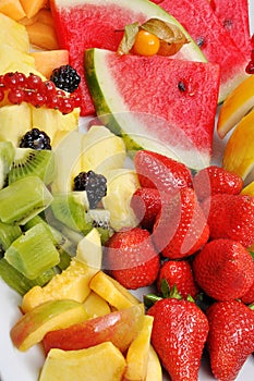 Tray of Mixed Fruit