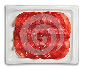 Tray Packaged of Presliced Bresaola