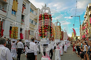 The Trays Festival. Festa dos Tabuleiros, Tomar.