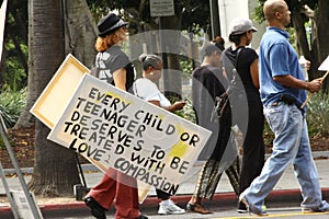 Trayvon Martin marchers