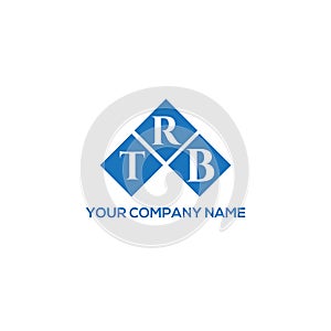 TRB letter logo design on white background. TRB creative initials letter logo concept. TRB letter design.TRB letter logo design on photo