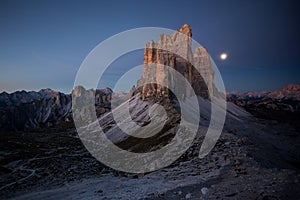 Tre Cime Di Lavaredo, Dolomites Italy, Alps