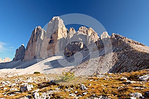 Tre Cime di Lavaredo Drei Zinnen - Dolomite photo