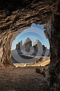 Tre Cime di Lavaredo Italian Alp