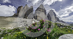 Tre Cime Di Lavaredo mountain