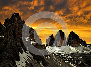 Tre cime di Lavaredo with Paternkofel