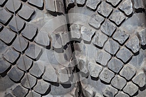 Tread car tires background