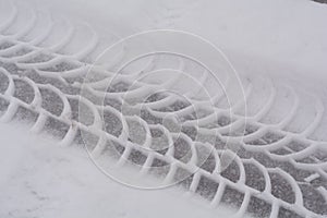 Tread in the snow