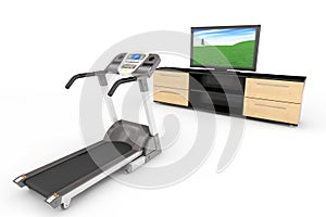 Treadmill Machins with TV