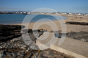 Trearddur bay beach.