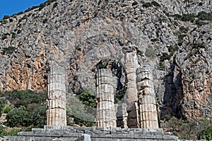 Treasure of the Athenians at Delphi oracle