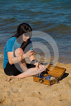 Treasure on the beach