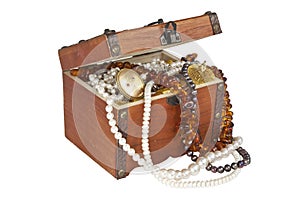 Treasure chest isolated