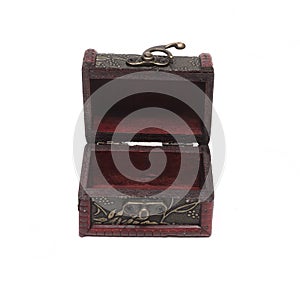 Treasure chest of pirates. Gift box.