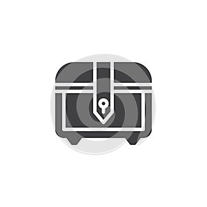 Treasure chest vector icon