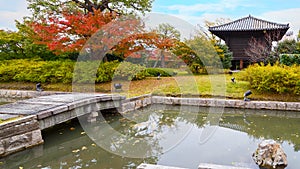 Treasure House at Toji Temple in Kyoto