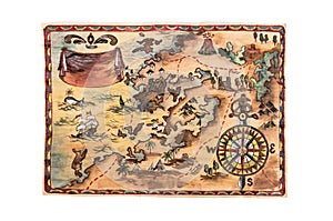 Treasure map.