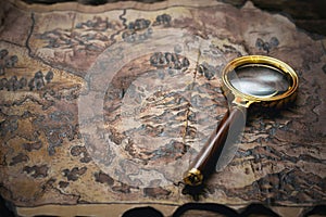 Treasure map.