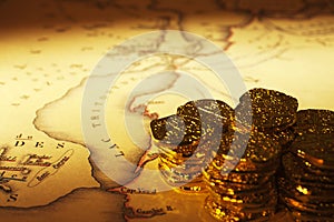 Treasure Map and Doubloons